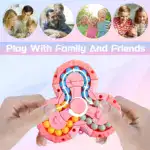 3D Circular Rotating Puzzle Cube