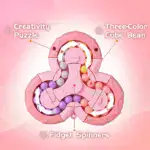 3D Circular Rotating Puzzle Cube - Image 3