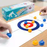 Table Curling & Hockey Toy Game - Image 2