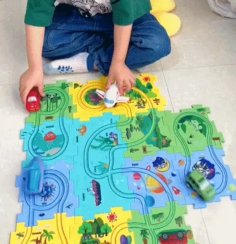 Track puzzle for kids