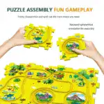 Children's Educational Puzzle Track Car Play Set - Image 4
