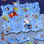 Children's Educational Puzzle Track Car Play Set - Image 10