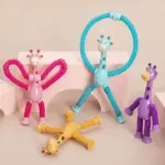 Suction Cup Pop Tube Giraffe Toys - Image 4