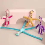 Suction Cup Pop Tube Giraffe Toys - Image 2